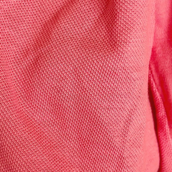 Calvin Klein Mens Body Fit Polo Golf Shirt Size Medium Logo Orange Spring Collar - Picture 7 of 13